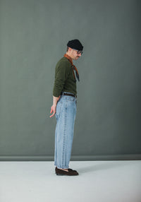 Jean Selvedge Blue Bleach -  Retro Fit
